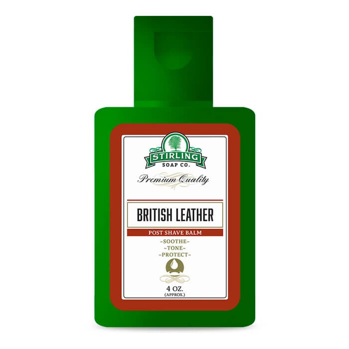 Stirling Soap Company aftershave balm british leather 118ml
