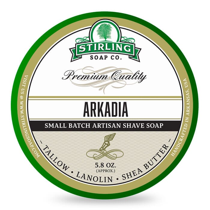 Stirling Soap Company shaving cream arkadia 170ml