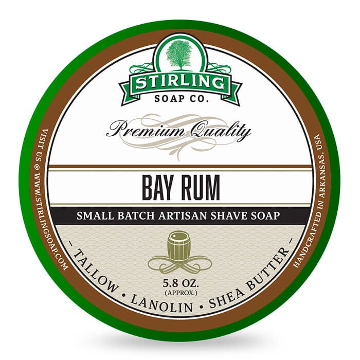 Stirling sapone da barba Bay Rum 170ml