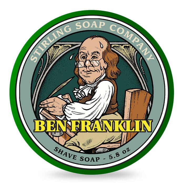 Stirling sapone da barba Ben Franklin 170ml