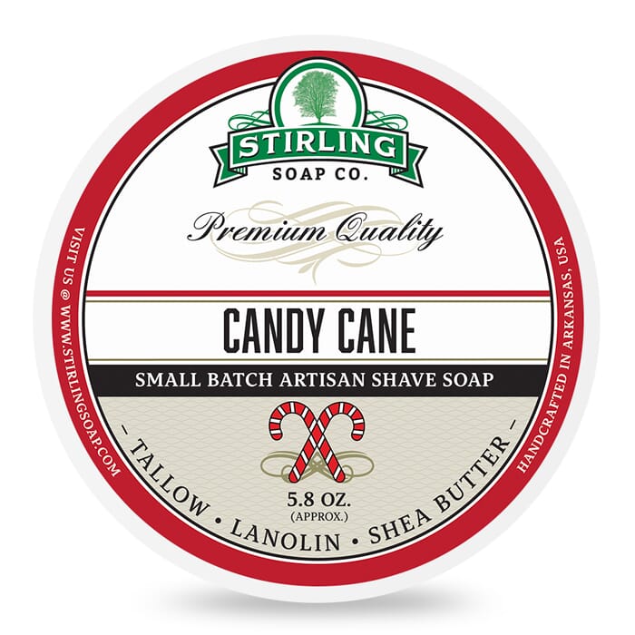 Stirling Soap Company shaving cream candy cane 170ml