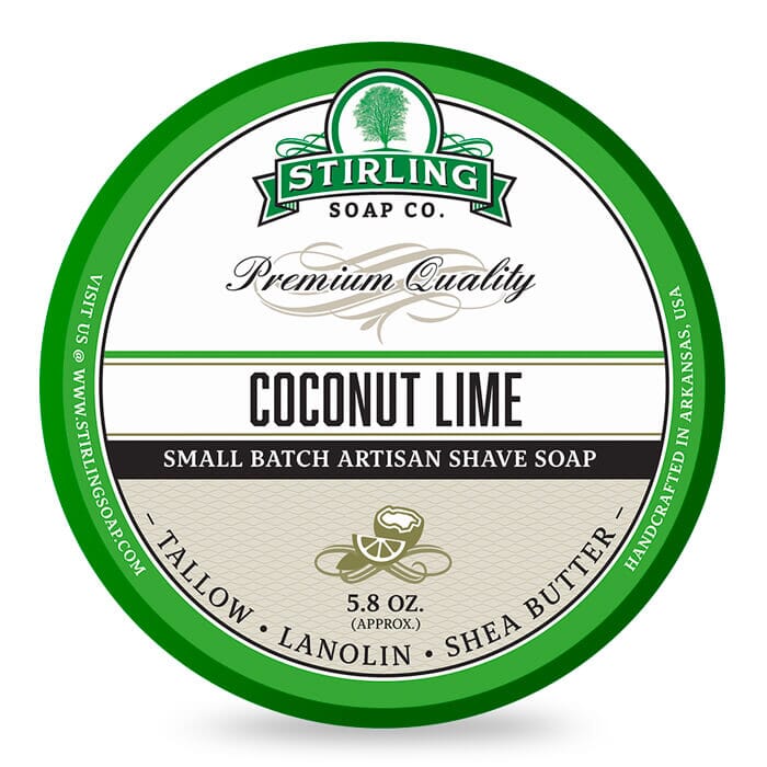 Stirling Soap Company shaving cream coconut lime 170ml