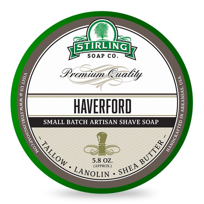 Stirling Soap Company shaving cream haverford 170ml
