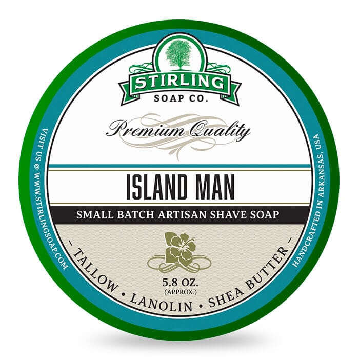 Stirling Soap Company shaving cream island man 170ml