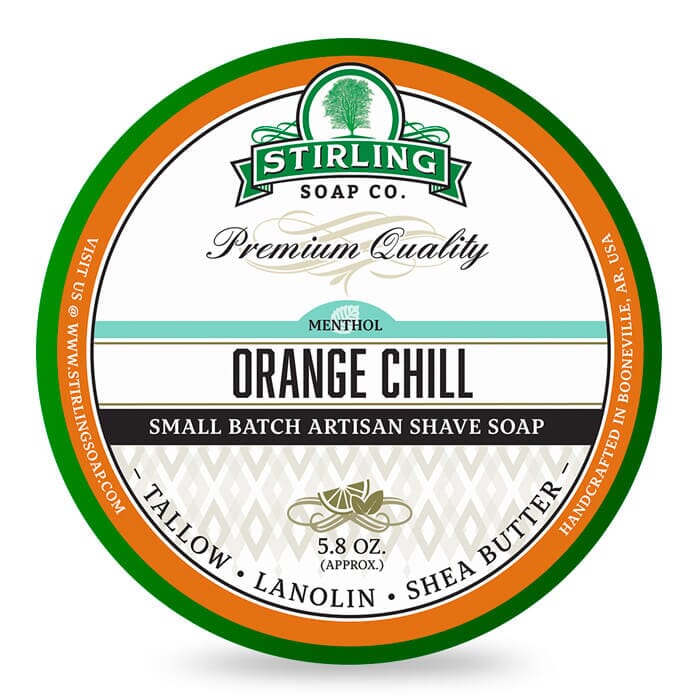 Stirling Soap Company shaving cream orange chill 170ml