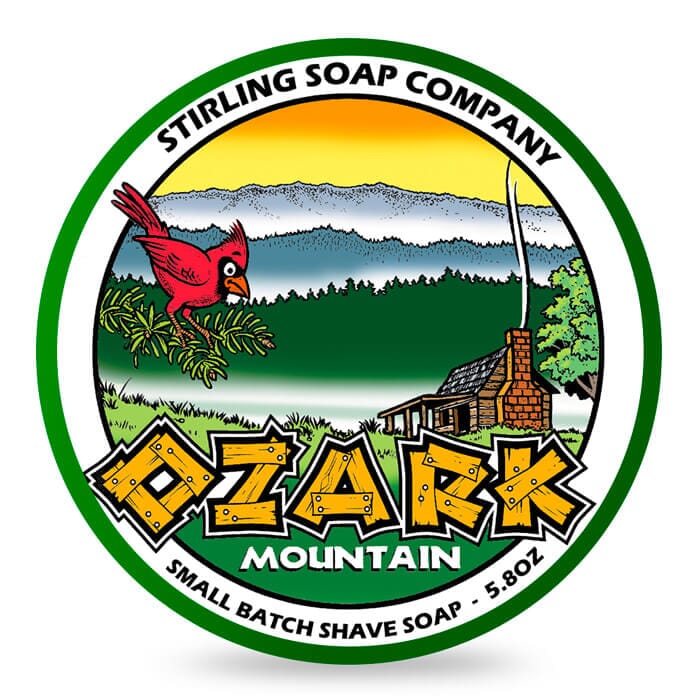 Stirling Soap Company shaving cream ozark mountain 170ml
