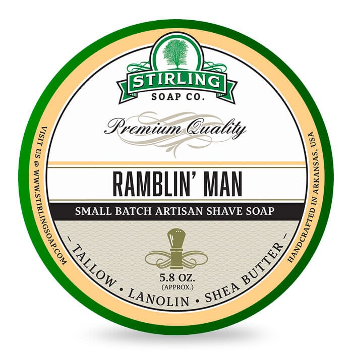 Stirling Soap Company shaving cream ramblin' man 170ml