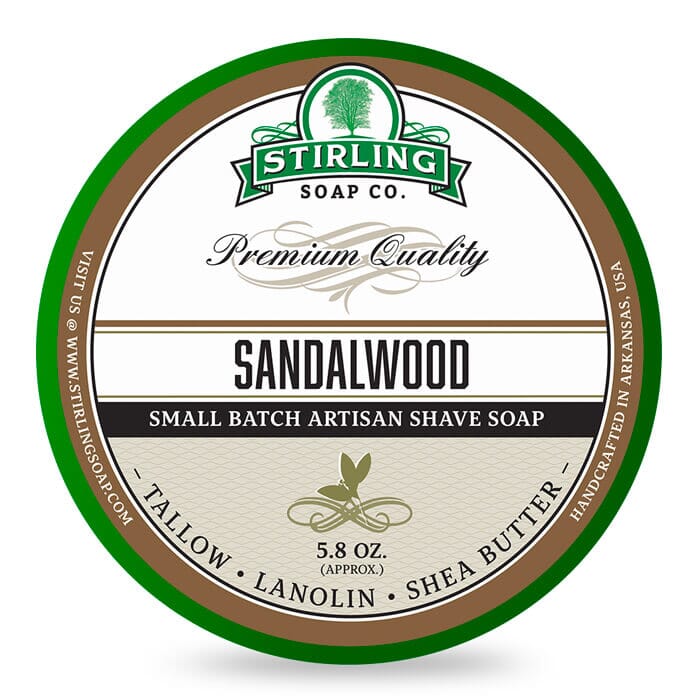 Stirling Soap Company shaving cream sandalwood 170ml