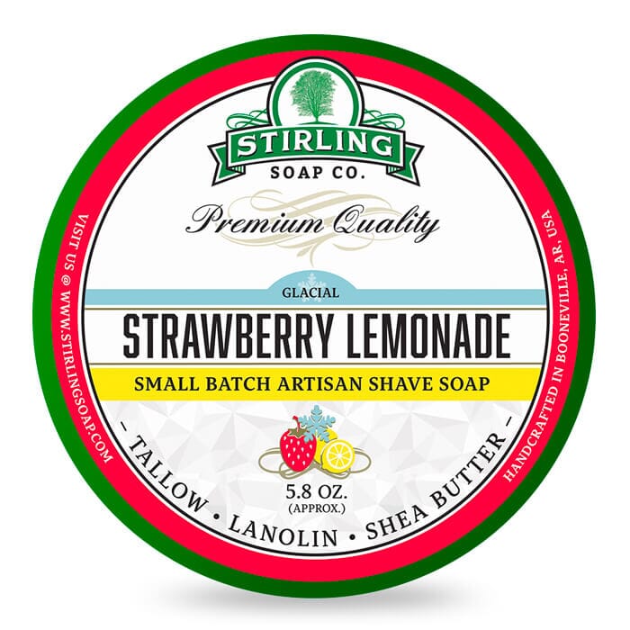Stirling sapone da barba Glacial Strawberry Lemonade 170ml
