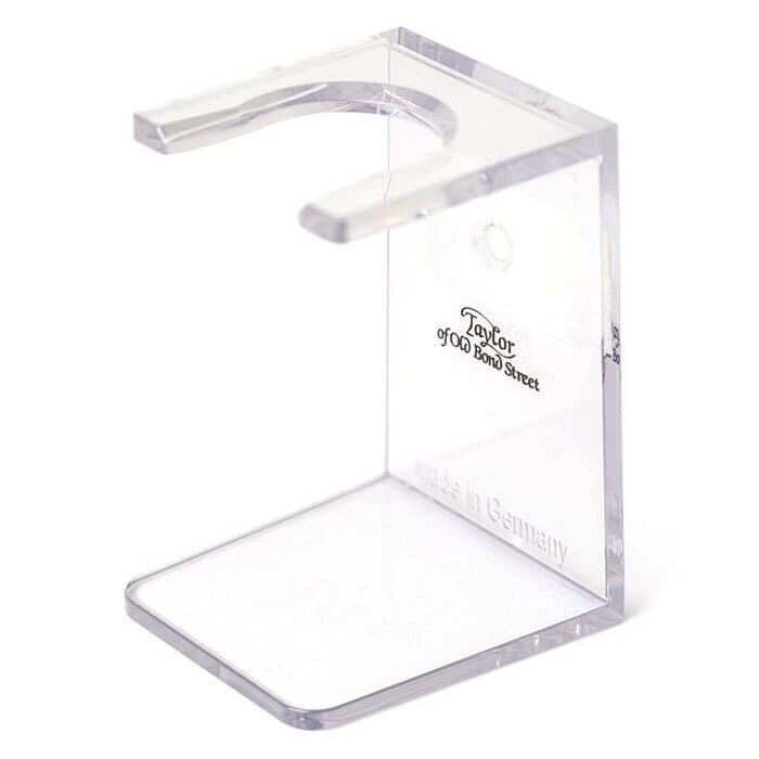 Taylor Of Old Bond Street shaving brush stand clear