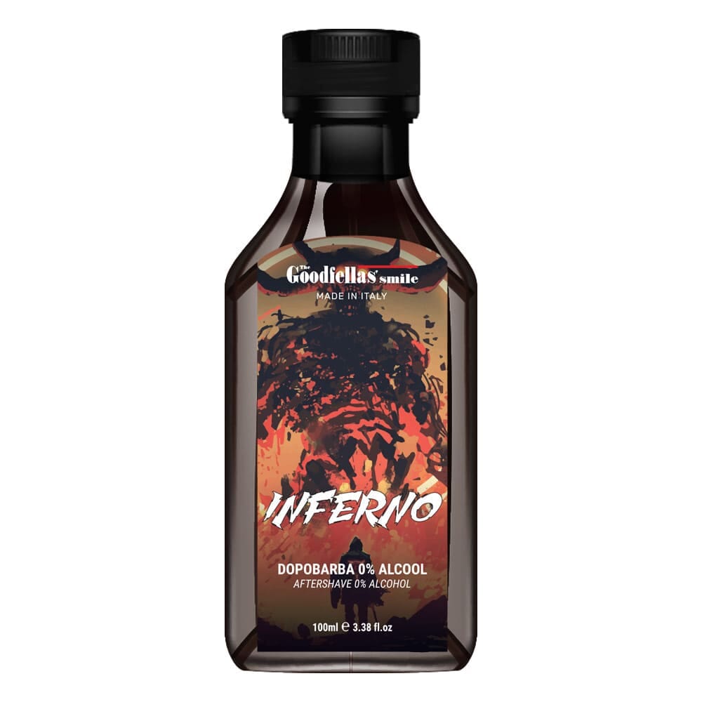 The Goodfellas' smile aftershave fluid Inferno zero alcohol 100ml
