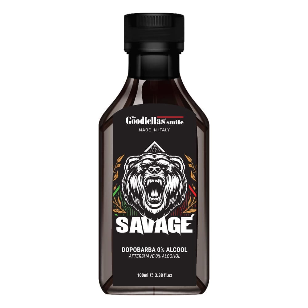 The Goodfellas' smile aftershave fluid Savage zero alcohol 100ml