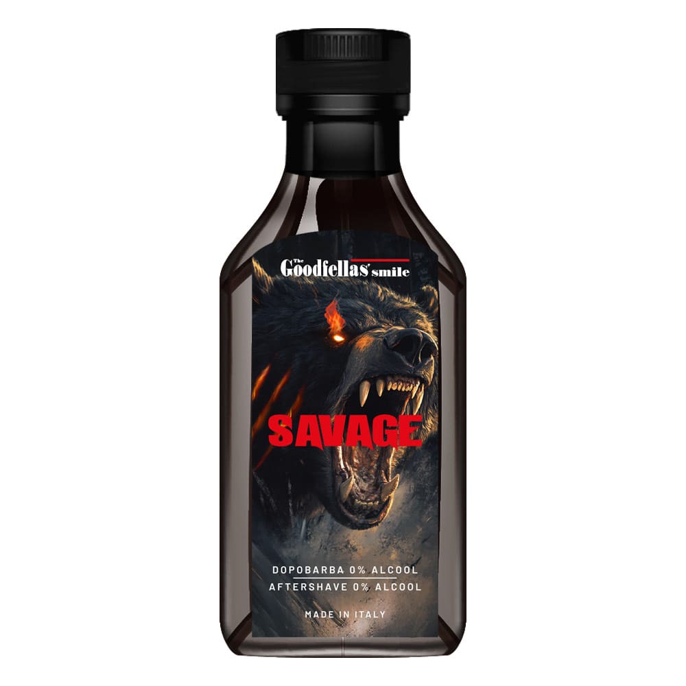 The Goodfellas' smile fluido dopobarba Savage zero alcool 100ml