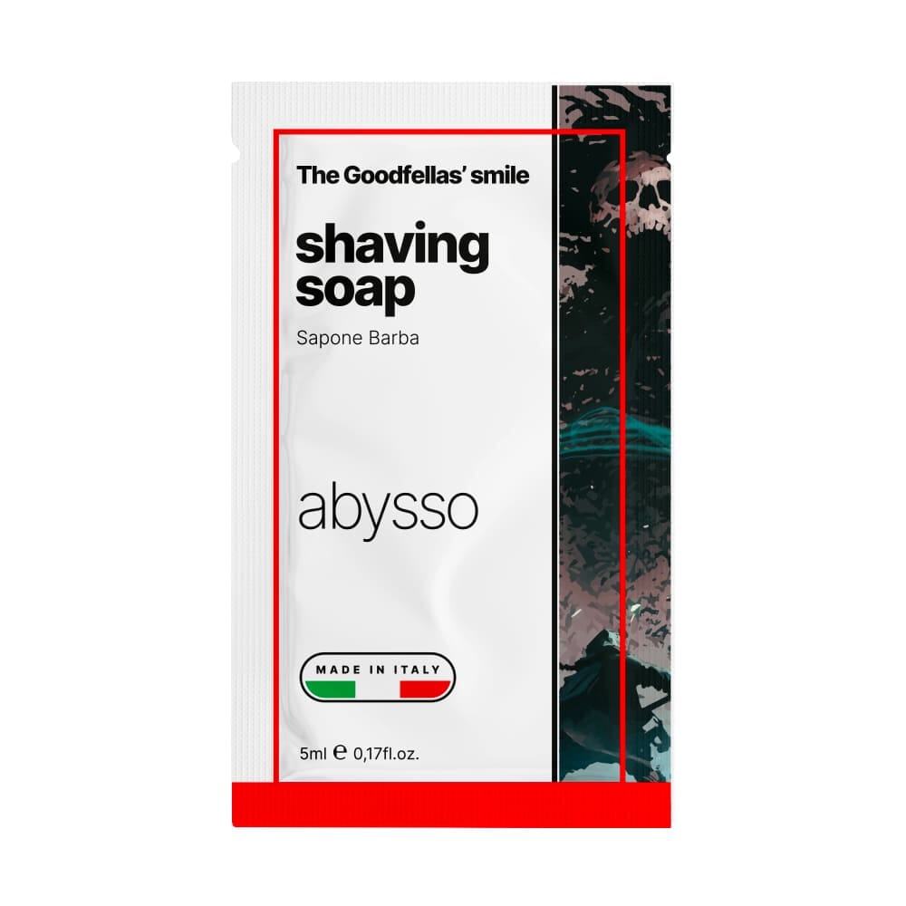 The Goodfellas' smile sample shaving soap Abysso formula AJ1 5ml