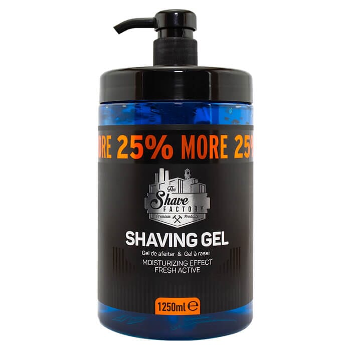 The Shave Factory shaving gel transparent 1250ml professional size