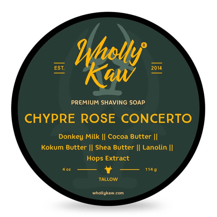 Wholly Kaw sapone da barba Chypre Rose Concerto 114gr