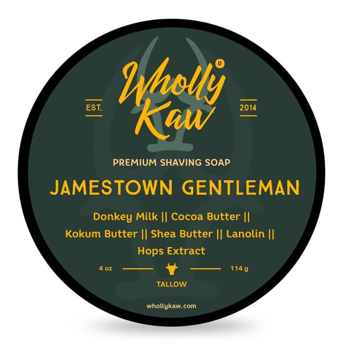Wholly Kaw sapone da barba Jamestown Gentleman 114gr