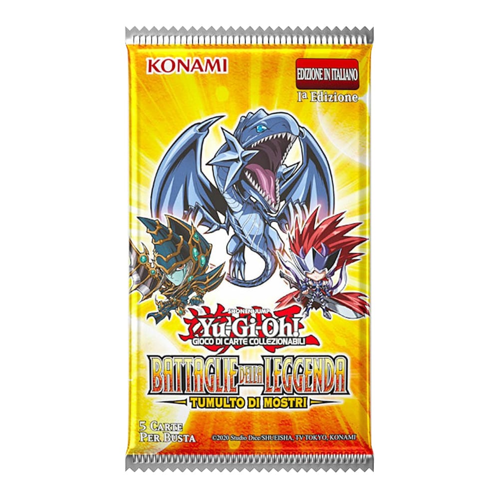 Yu-Gi-Oh! Battaglie della Leggenda Tumulto di Mostri Booster Pack 1 Bustina ITA