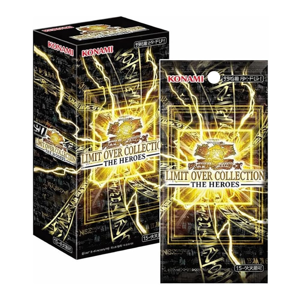 Yu-Gi-Oh! Limit Over Collection The Heroes Booster Box 15 Bustine JAP